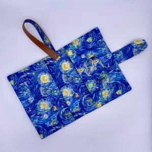 Night Stars Diaper Clutch