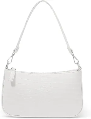 NIUEIMEE ZHOU Small Shoulder bag with 2 Removable Straps Cross Body Clutch Purse Handbag for Women