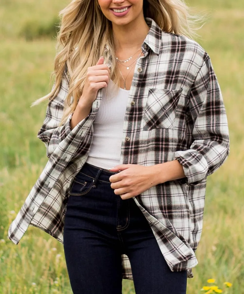 NUOREEL Women Corduroy Shirts Casual Long Sleeve Button Down Blouses Top