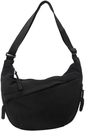 Nylon Crescent Crossbody Bag for Women Luna Bag Dumpling Bag Hobo Bag Moon Shoulder Bag