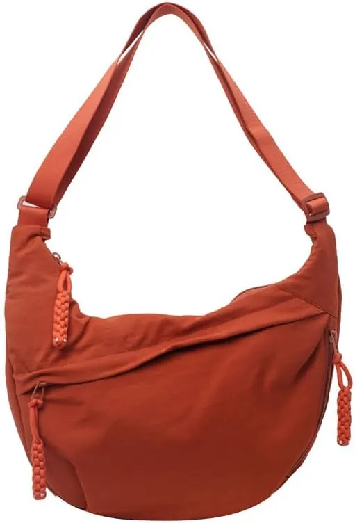 Nylon Crescent Crossbody Bag for Women Luna Bag Dumpling Bag Hobo Bag Moon Shoulder Bag