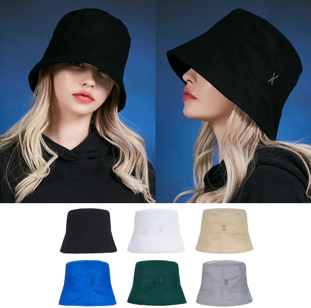 Official Store/Stud Drop Over fit Bucket hat / 6colors Unisex Deeper Small face Effect UV Protection hat