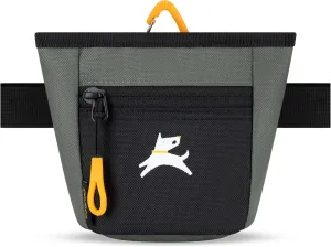 OllyDog Goodie Treat Bag, Dog Treat Pouch, Waist Belt Clip for Hands-Free Training, Magnetic Closure, Dog Training and Behavior Aids, Three Ways to Wear (Juniper)