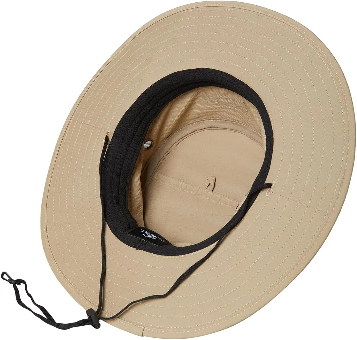 O'NEILL Men's Wetlands Wide Brim Bucket Hat - Bushmaster Hats for Men - Comfortable Fishing Hat or Beach Hat with Drawcord