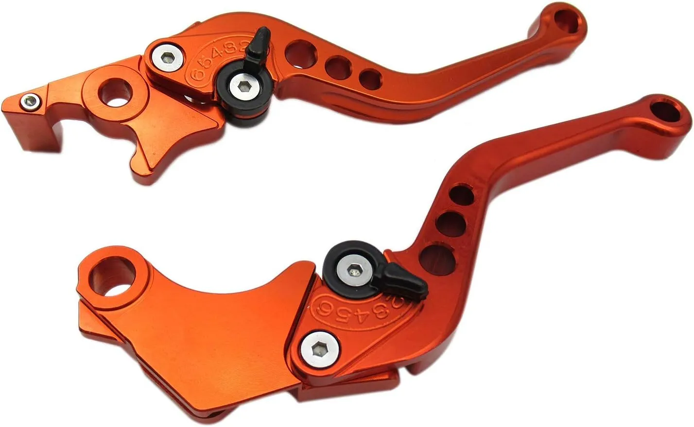 Orange CNC 6 Position Shorty Brake Clutch Lever for HYOSUNG GT250R 2006 2007 2008