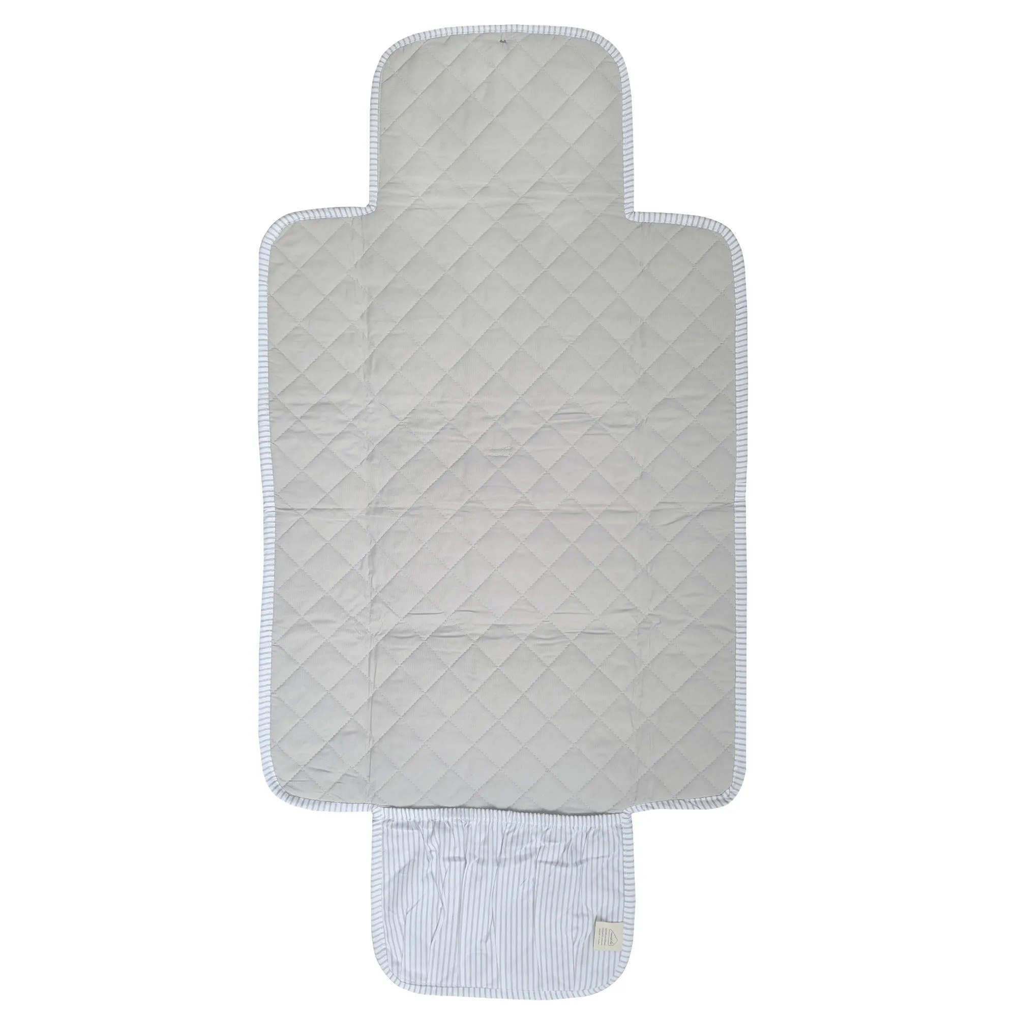 Organic Cotton Travel Changing Mat – Grey