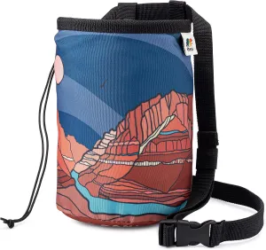 OSO Supply - Climbing Chalk Bag for Adults and Kids, Drawstring Closure, Adjustable Waist Belt, Indoor/Outdoor Training, Rock Climbing, Bouldering, Weightlifting