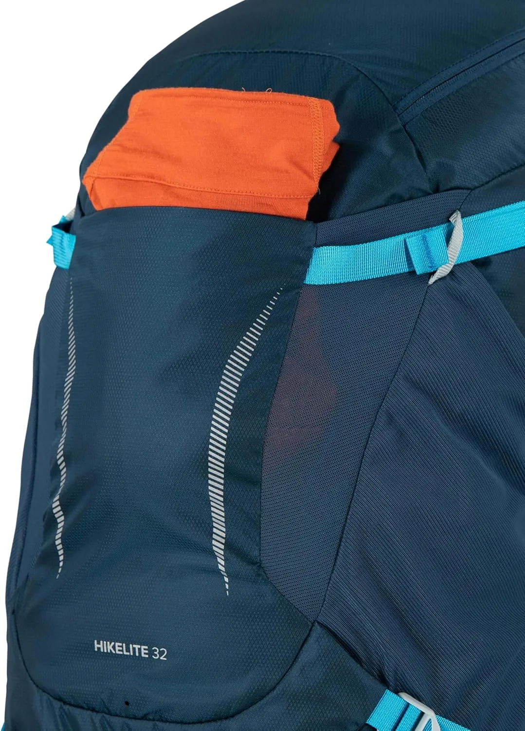 Osprey Hikelite 32L Unisex Hiking Backpack, Atlas Blue, M/L
