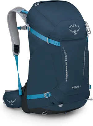 Osprey Hikelite 32L Unisex Hiking Backpack, Atlas Blue, S/M