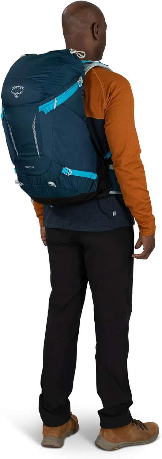 Osprey Hikelite 32L Unisex Hiking Backpack, Tan Concrete, Medium/Large