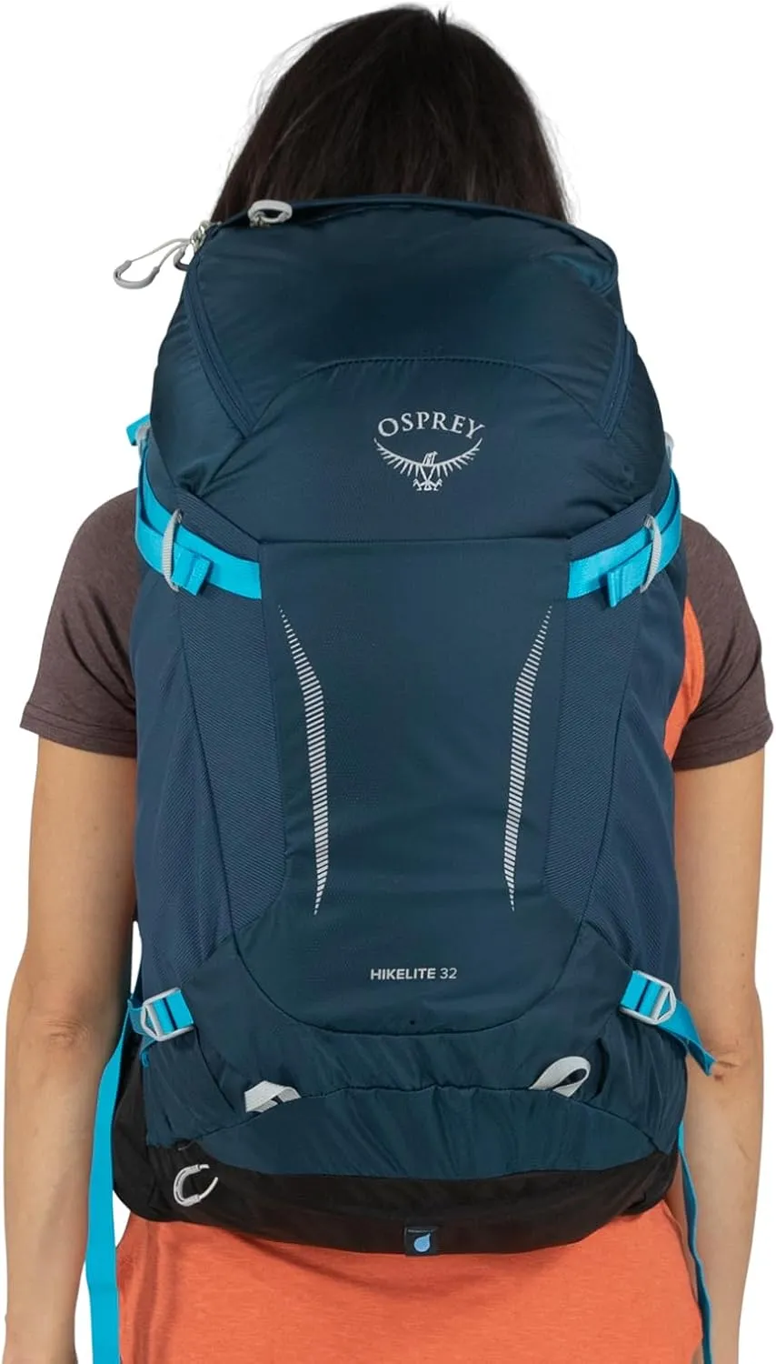 Osprey Hikelite 32L Unisex Hiking Backpack, Tan Concrete, Medium/Large