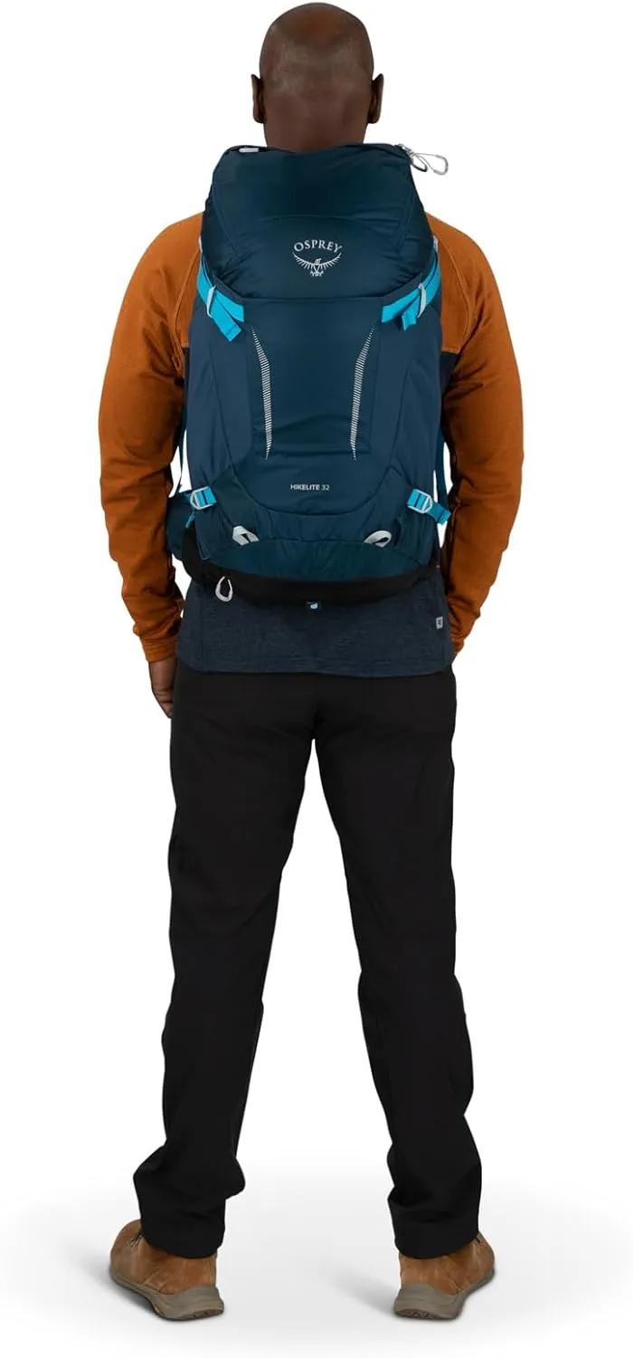 Osprey Hikelite 32L Unisex Hiking Backpack, Tan Concrete, Medium/Large