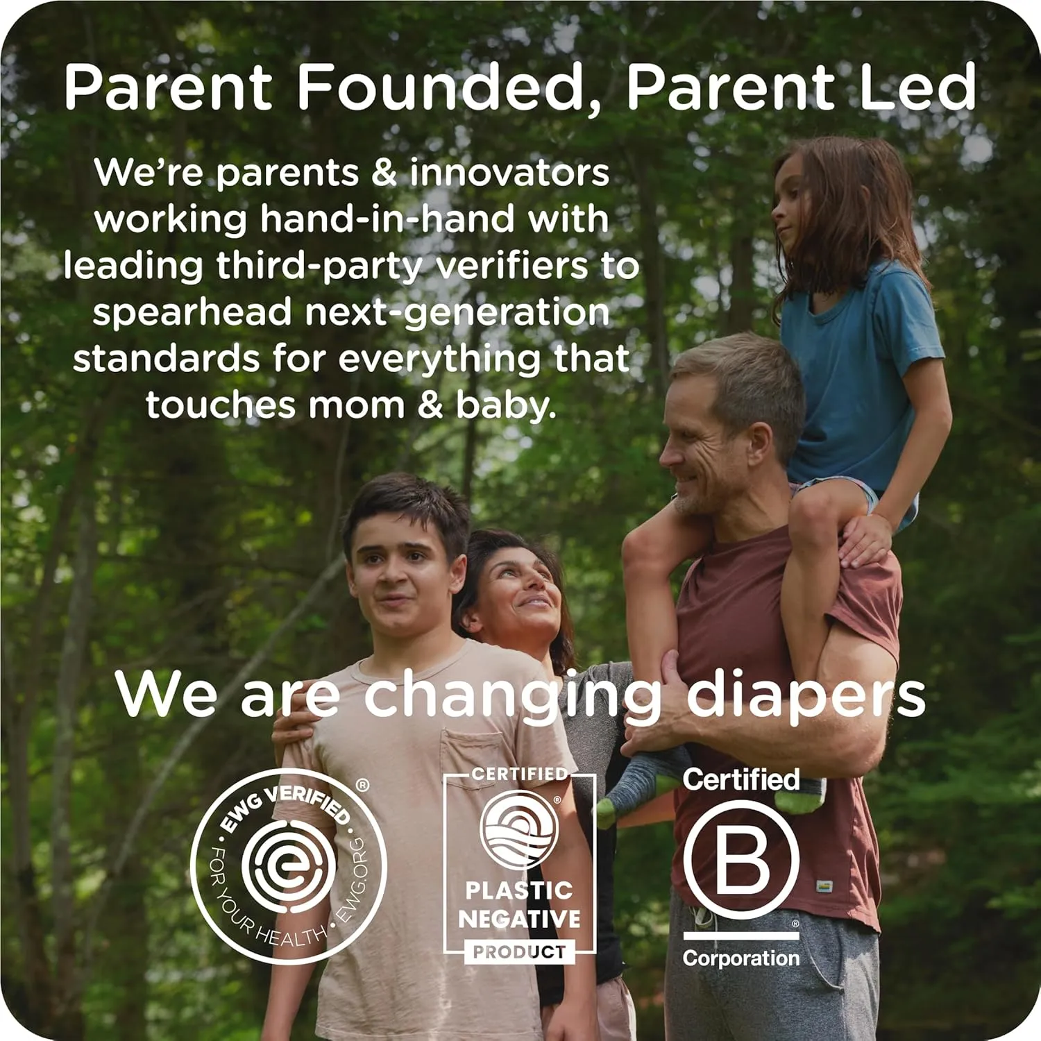 Our Diapers | EWG Verified Safe & Plant-Based Diapers | Leak Protection | Soft Organic Cotton Shell | Chlorine-Free Diaper for Sensitive Skin | Size 2 (12-18 lbs) 66 Count