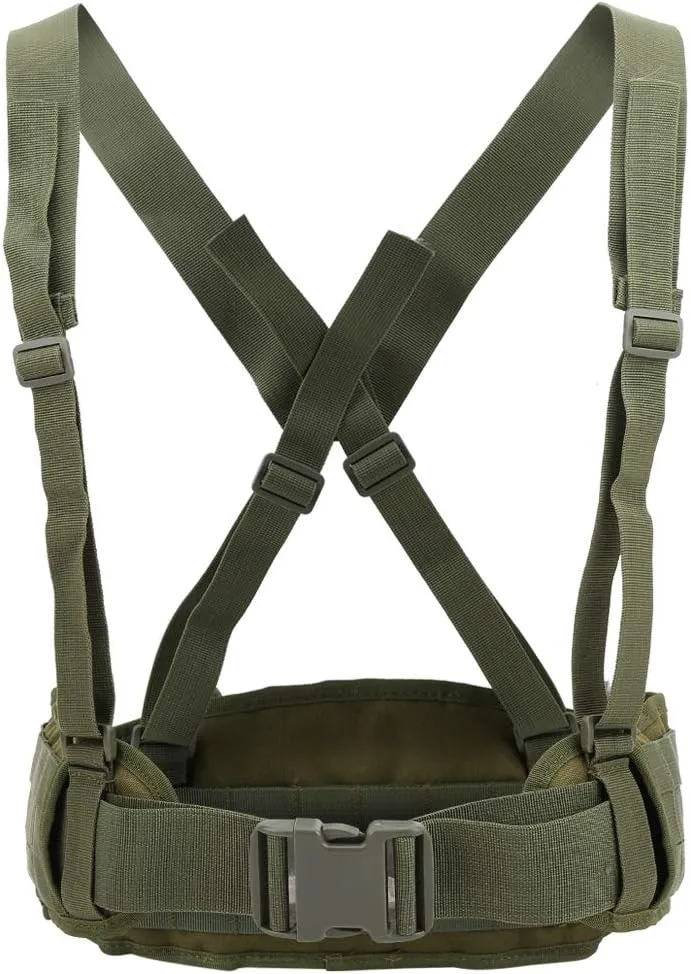 Outdoor Multifunctional Shoulder Straps and Wide Waist Belt Set for Climbing, Camping, and Hiking - Durable and Adjustable for Comfort and Safety, Camping Essentials