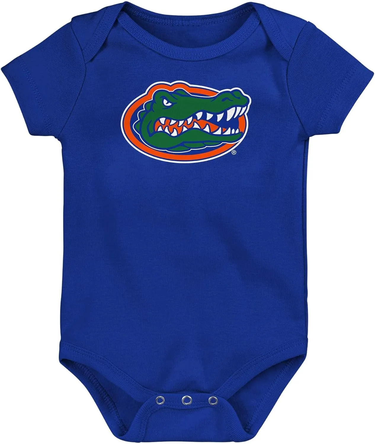 Outerstuff NCAA Officially Licensed Newborn & Infants 0-24 Months Primary Logo Creeper Bodysuit Romper