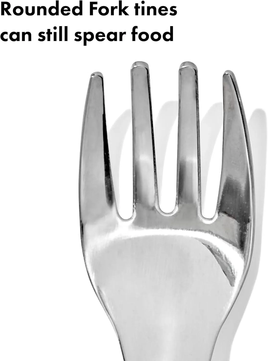 OXO Tot - On The Go Fork & Spoon Set - Baby Feeding Stainless Steel with Travel Case