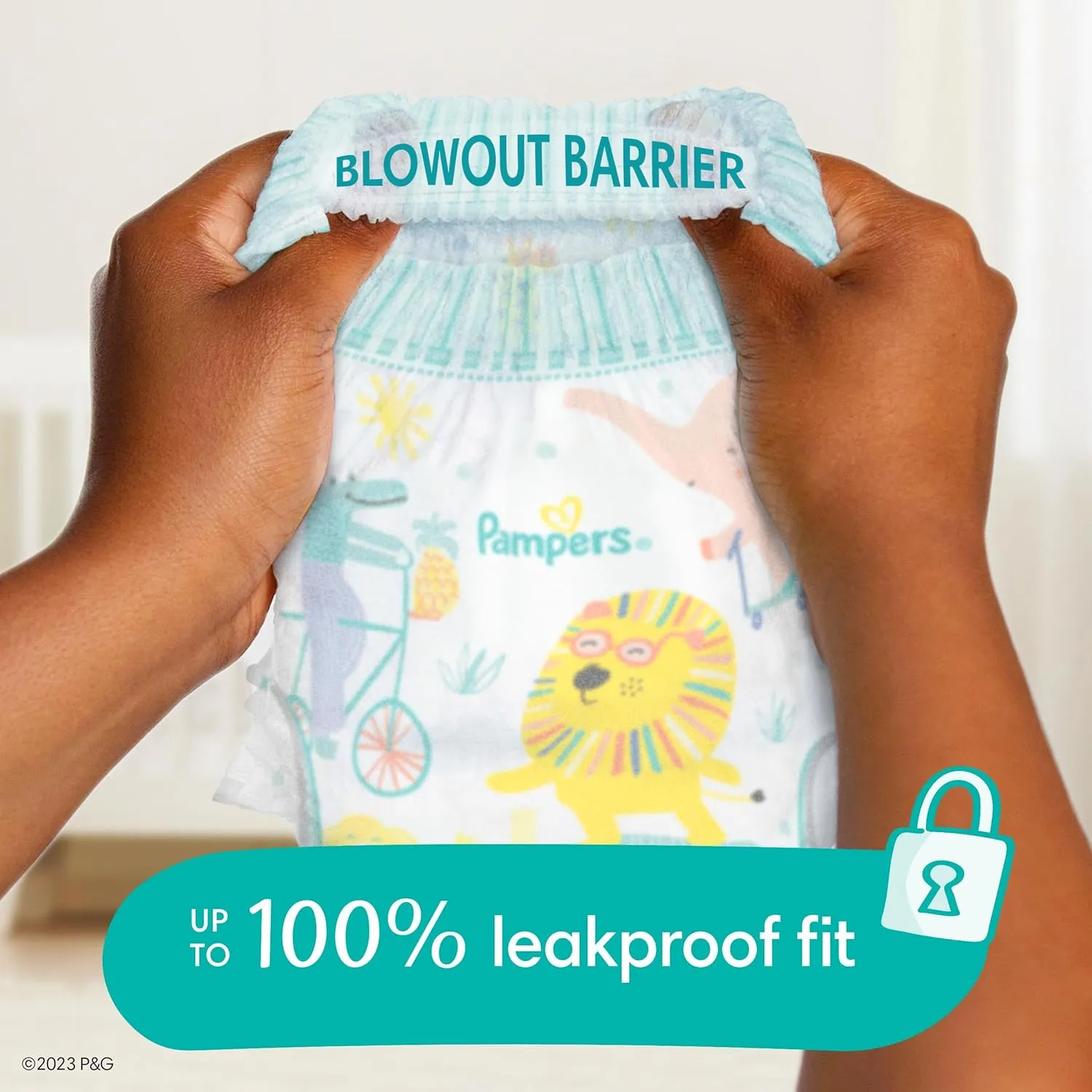 Pampers Diapers - Cruisers 360 - Size 5, 100 Count, Babyproof up to 100% Leakproof Pull-On Diaper