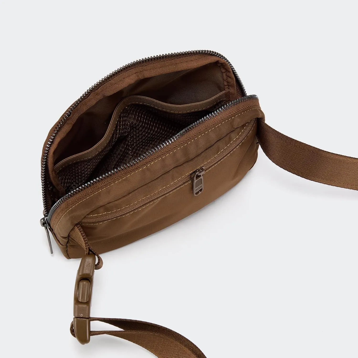 Pander Cross Body Fanny Pack for Women, Fashion Waist Packs, Crossbody Bags, Belt Bag with Adjustable Strap (Coca Mocha).