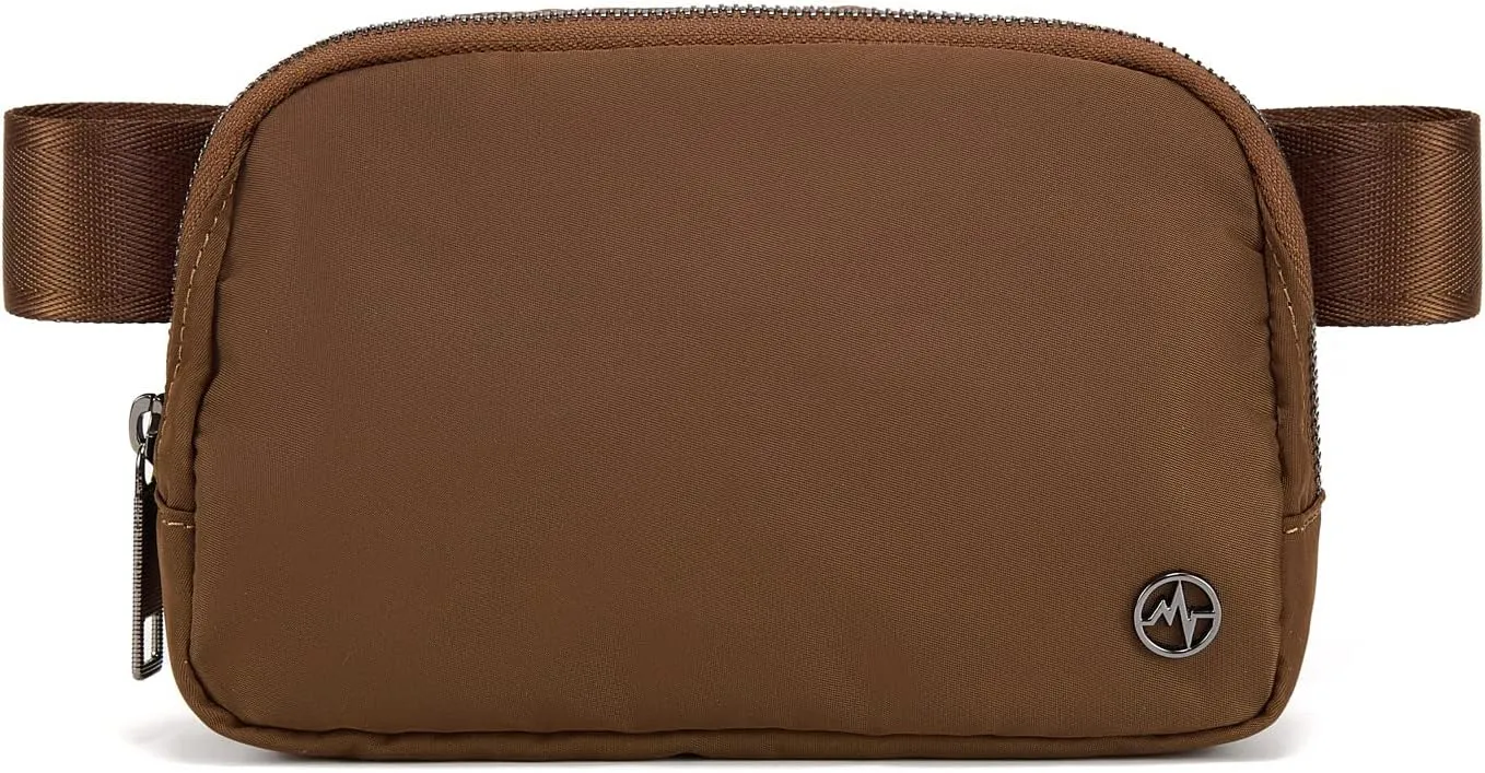 Pander Cross Body Fanny Pack for Women, Fashion Waist Packs, Crossbody Bags, Belt Bag with Adjustable Strap (Coca Mocha).