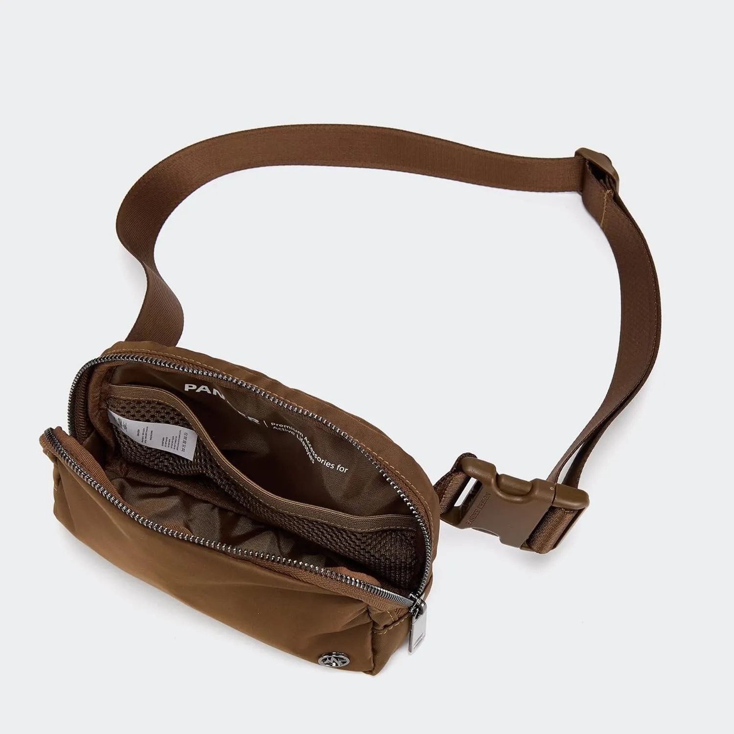 Pander Cross Body Fanny Pack for Women, Fashion Waist Packs, Crossbody Bags, Belt Bag with Adjustable Strap (Coca Mocha).