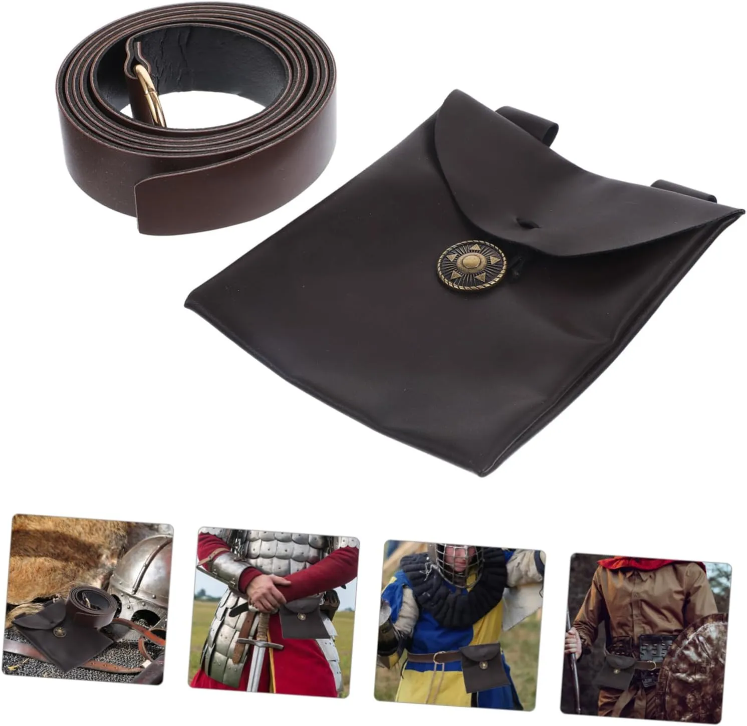 Party Supply Mini Belt Bag Medieval Belt Bag Satchel Waist Bag Fanny Medieval Cosplay Pouch Strap