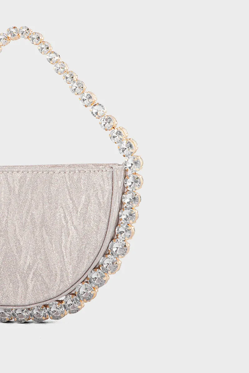 Party Wear Clutch BH0117-Rose Gold