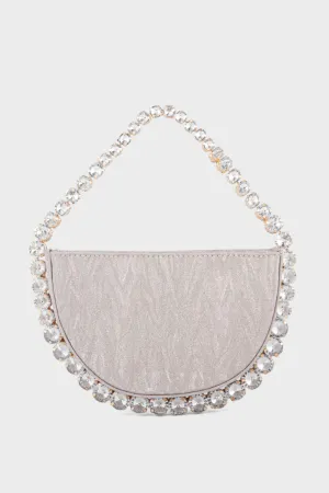 Party Wear Clutch BH0117-Rose Gold