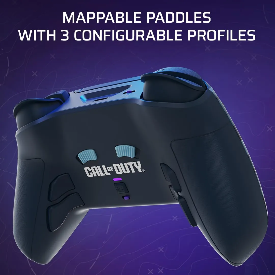 PDP Victrix Pro BFG Wireless Controller for PS4/PS5/PC, Sony 3D Audio, Modular Back Buttons/Clutch Triggers/Joystick, Call of Duty Midnight Mask
