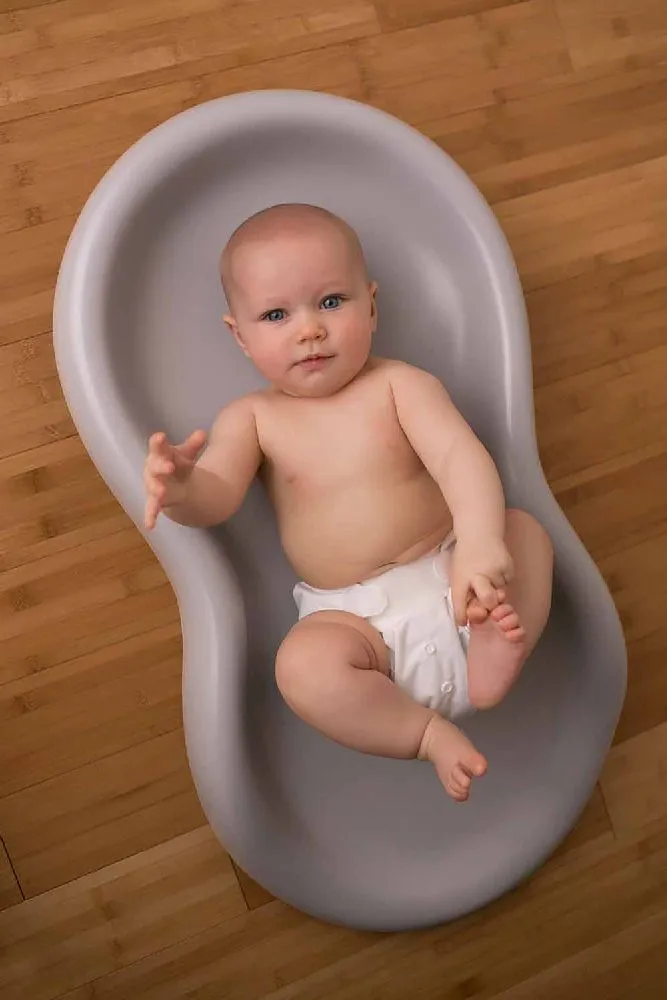 Peanut Diaper Changer - Grey