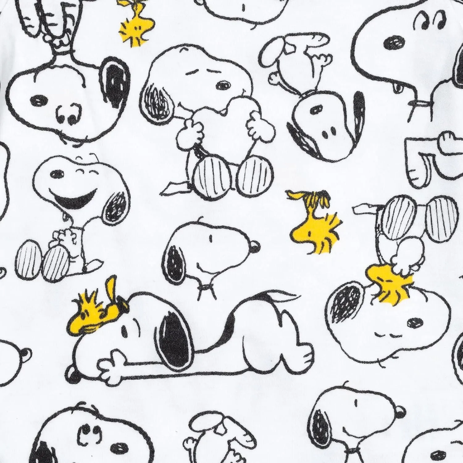 PEANUTS Snoopy Charlie Brown Baby 5 Pack Bodysuits Newborn to Infant