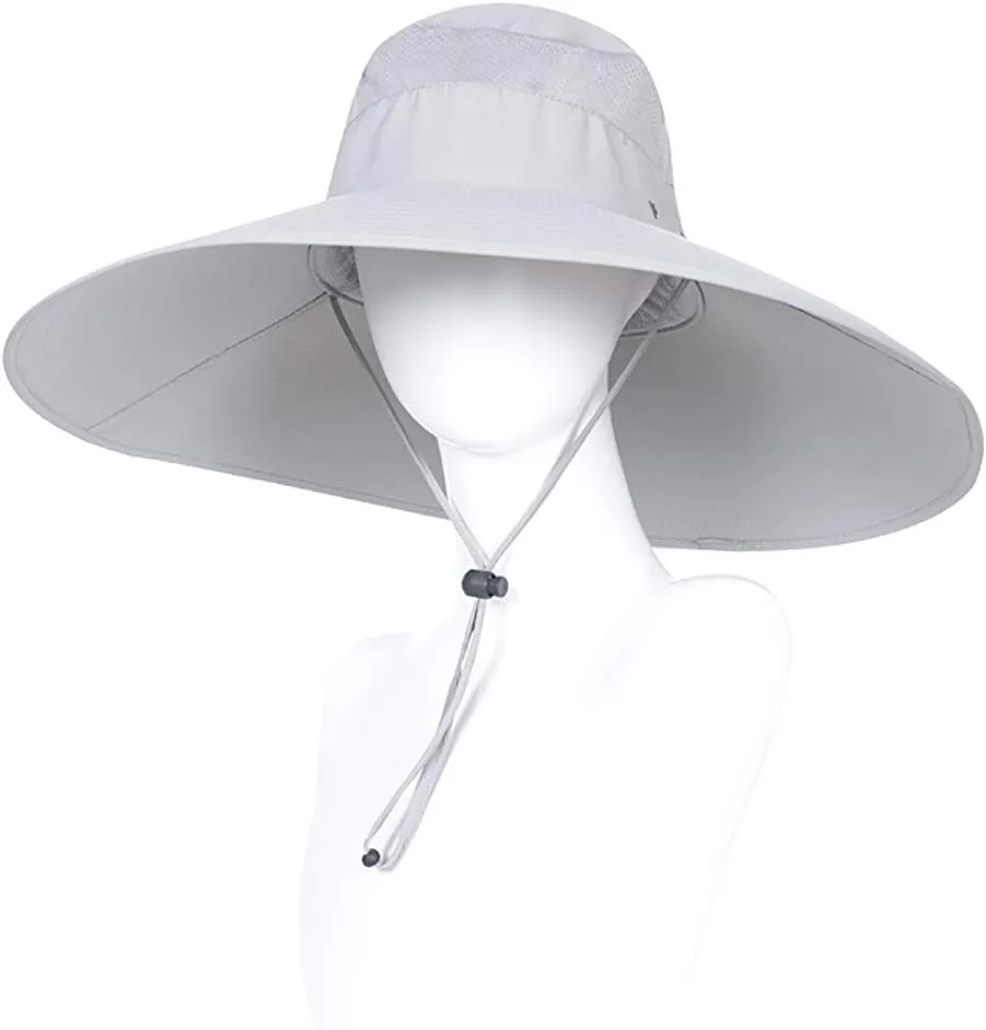 Peicees Super Wide Brim Sun Hat UPF 50  UV Waterproof Fishing Hat for Men Women