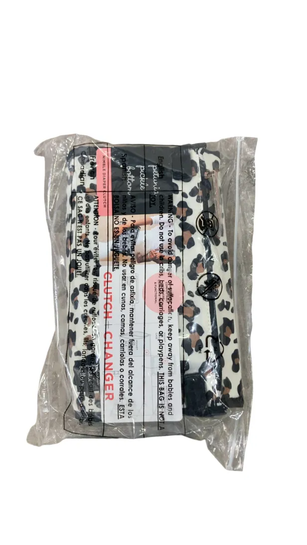 Petunia Pickle Bottom Diaper Clutch, Leopard