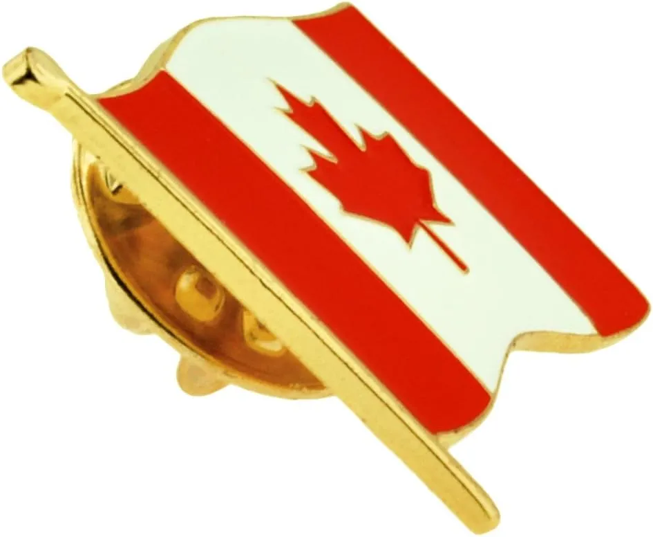 PinMart World Flag Enamel Lapel Pin