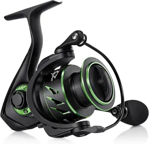 Piscifun Viper X Spinning Reels, Carbon Fiber 33LBs Max Drag, 10 1 Shielded BB, Saltwater Freshwater Spinning Fishing Reel, 5.2:1/6.2:1, 500, 1000, 2000, 3000, 4000, 5000 Series