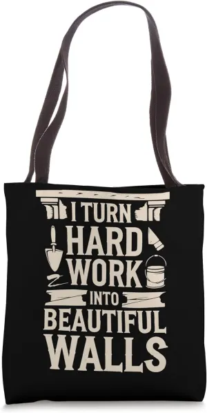 Plasterer Job Profession Construction Work Plaster Tote Bag