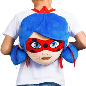 P.M.I. Miraculous Ladybug Plush School Backpack | One of Two 12-Inch-Tall Collectibles | Miraculous Ladybug Toys and Playable Plush Backpacks | Miraculous Ladybug