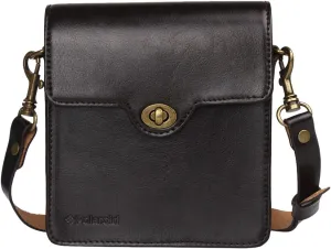 Polaroid Custom Designed Vintage-Inspired Genuine Leather Case for Polaroid Socialmatic - Removable Shoulder Strap Included - Brown