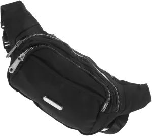 Polyester Women's Waist Bag Large Capacity Crossbody Fanny Pack Zipper Design Fashionable Belt Bag
