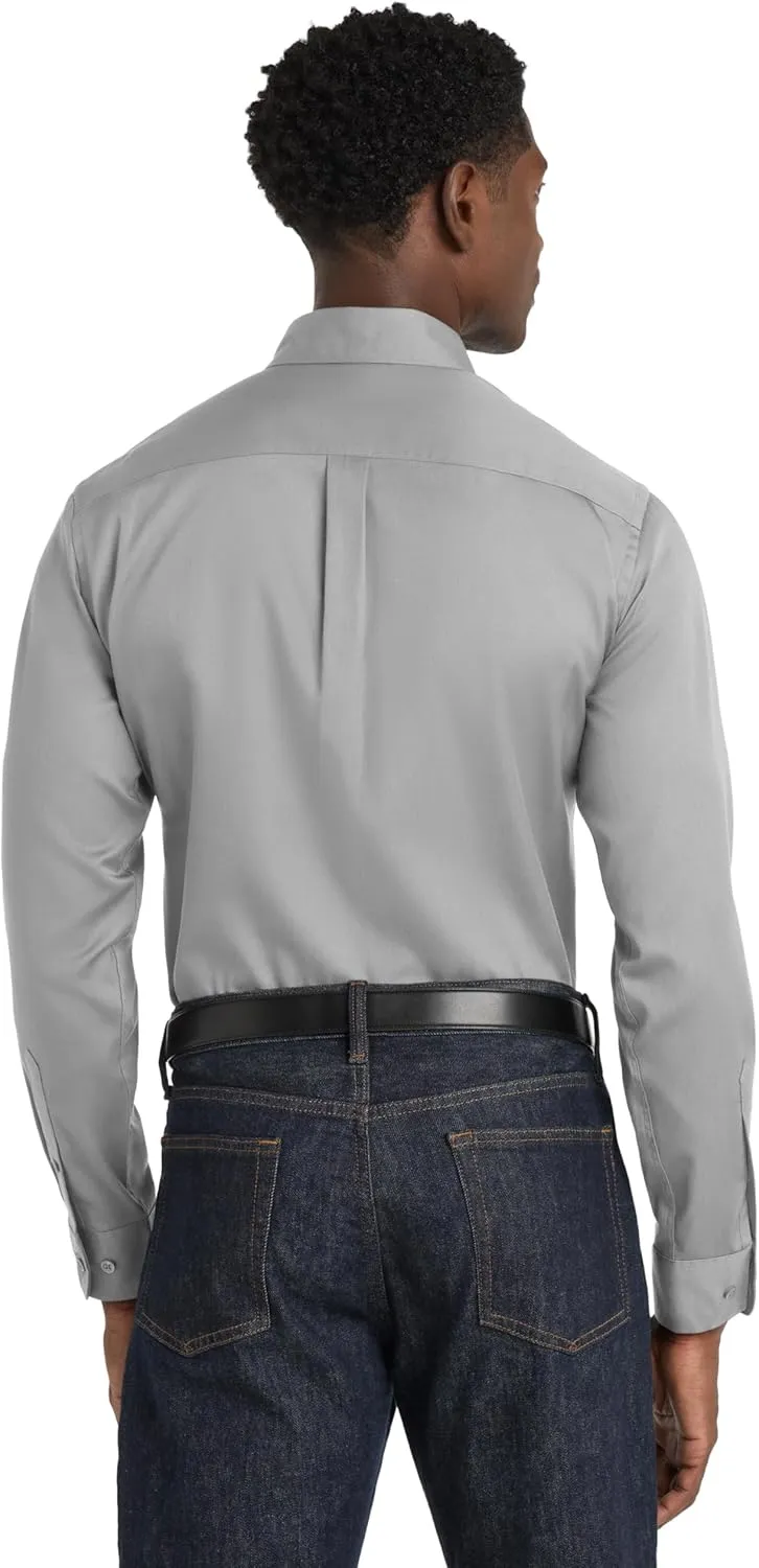 Port Authority Men's SuperPro React Twill Long Sleeve Button-Down Shirt