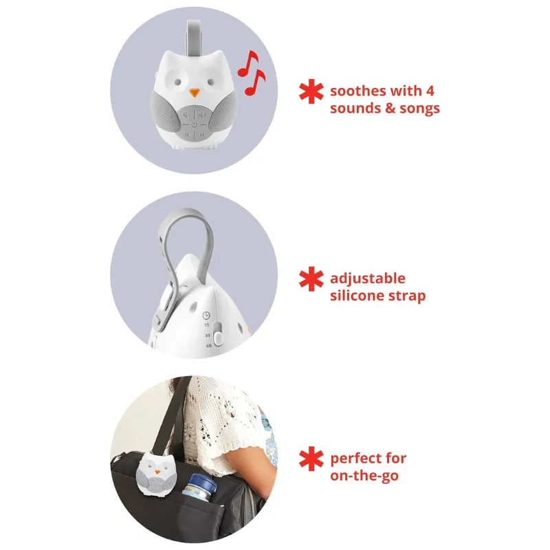 Portable Baby Soother - Owl