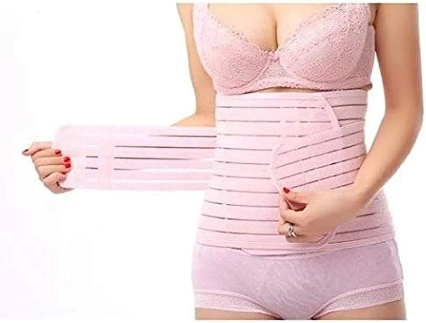 Postpartum Belly Band Wrap Comfortable Postpartum Abdomen Recovery Belt After Birth Belly Band Pregnancy Corset Waist Belt Maternity Supports Belt Girdle Belly Binder Slimming Belt(Size:L)