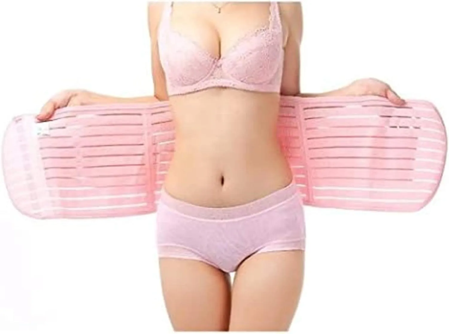 Postpartum Belly Band Wrap Comfortable Postpartum Abdomen Recovery Belt After Birth Belly Band Pregnancy Corset Waist Belt Maternity Supports Belt Girdle Belly Binder Slimming Belt(Size:L)