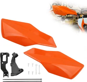 PowerMotor Dirt Bike Handguards,Motorcycle 2024 Handguard Universal ATV Pit Bikes ATV Motocross Enduro Supermoto Handle Protector Cross EXC XC SX SXF XCF XC-W TPI125-500（Orange）