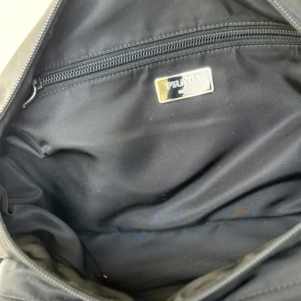 Prada Logo Nylon Belt Bag