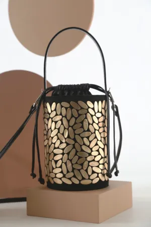 Pre-Order - Emma Bucket Leather Bag - Gold