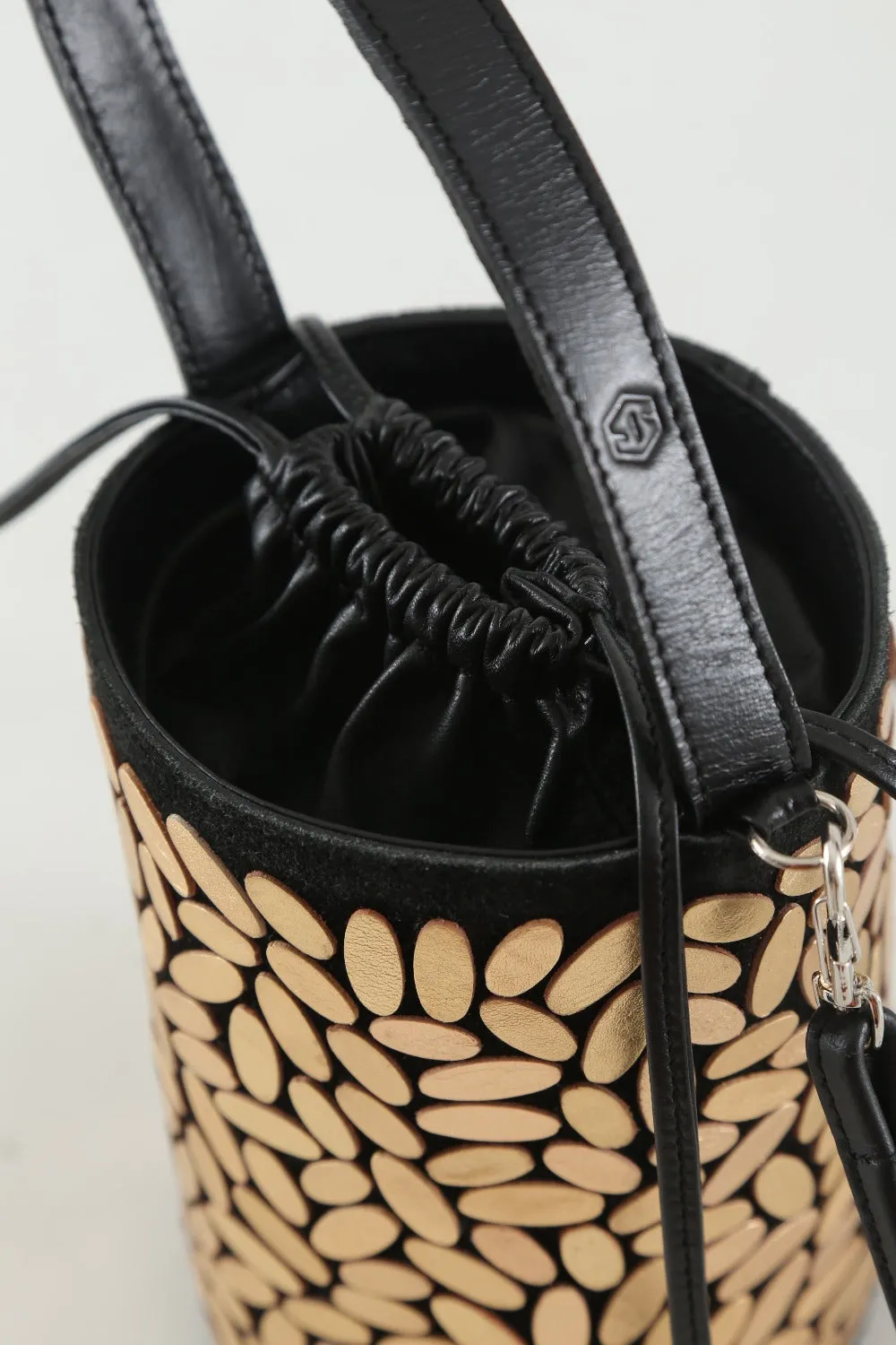 Pre-Order - Emma Bucket Leather Bag - Gold