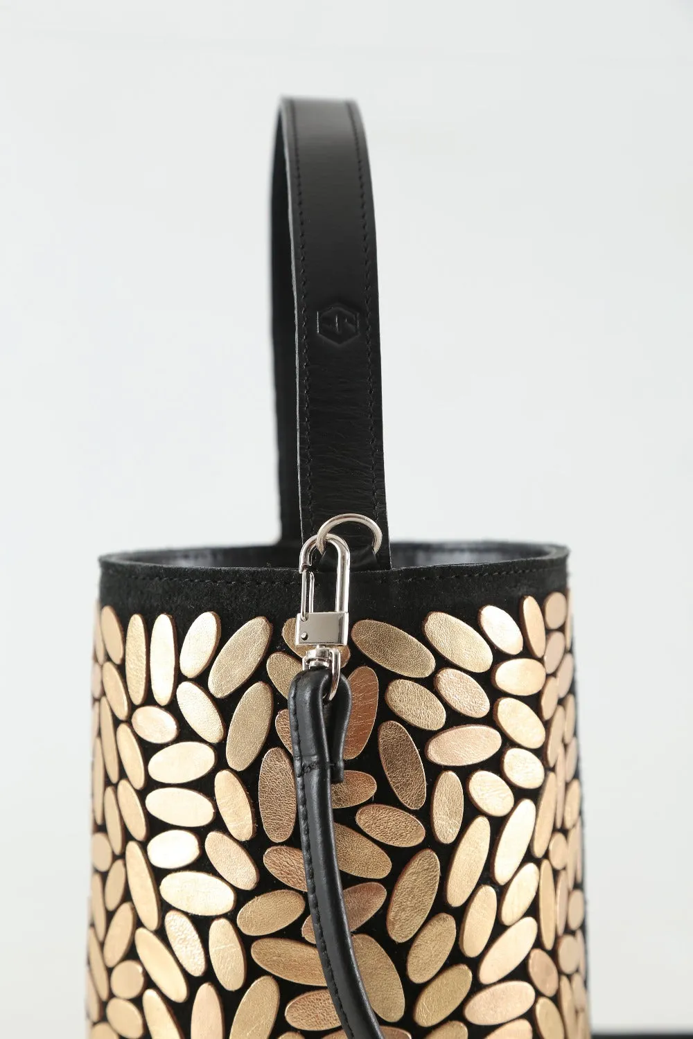 Pre-Order - Emma Bucket Leather Bag - Gold