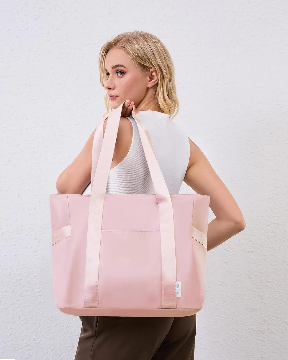 Prite Tote Bag for Women Weekender Bag with Laptop Compartment for Work Nurse Travel Gym