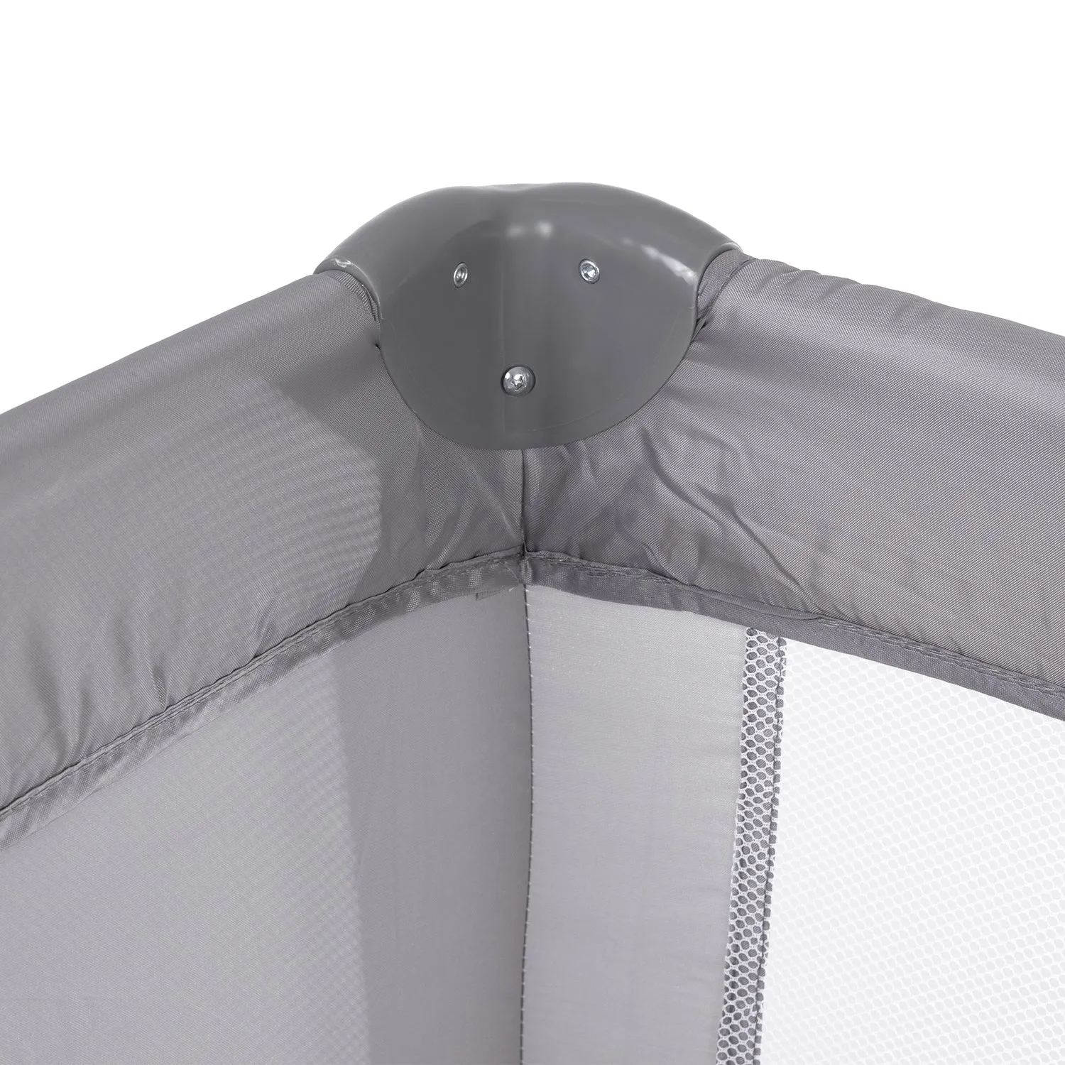Promedix travel crib, 125x65x74cm, grey, casters, protective cover, PR-803 G   Korbell 9L used diaper container