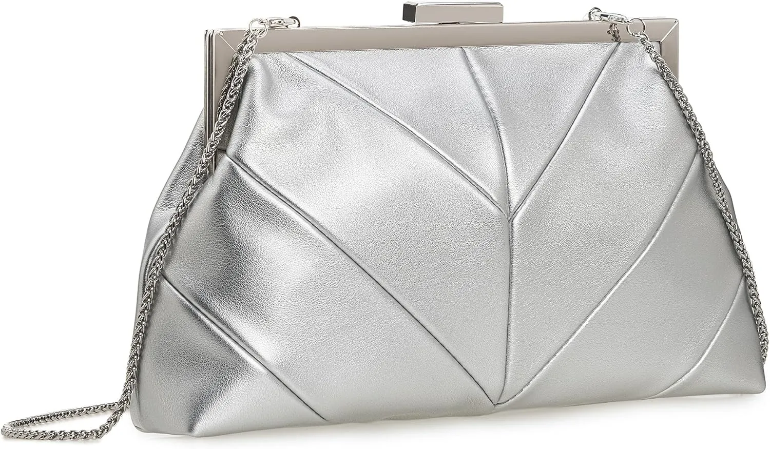 PU Clutch Purse for Women Dressy Evening Bag Formal Handbag for Wedding, Prom, Cocktail Party